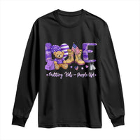 Purple Up Military Kids Long Sleeve Shirt Month Of Military Child Army