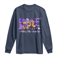 Purple Up Military Kids Long Sleeve Shirt Month Of Military Child Army