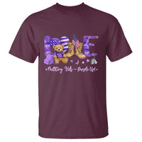 Purple Up Military Kids T Shirt Month Of Military Child Army