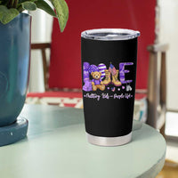 Purple Up Military Kids Tumbler Cup Month Of Military Child Army