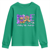 Purple Up Military Kids Youth Sweatshirt Month Of Military Child Army