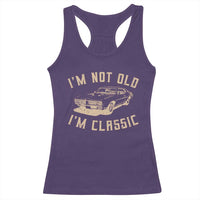 Funny Car Graphic Racerback Tank Top Vintage I'm Not Old I'm Classic