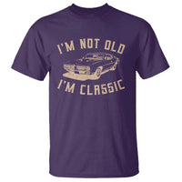Funny Car Graphic T Shirt Vintage I'm Not Old I'm Classic