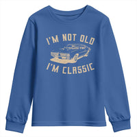 Funny Car Graphic Youth Sweatshirt Vintage I'm Not Old I'm Classic