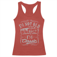 Funny Classic Car Guy Racerback Tank Top Vintage I'm Not Old I'm Classic