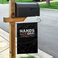 Hands Off Garden Flag Social Security And Medicare Protest - Wonder Print Shop