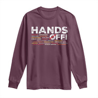 Hands Off Long Sleeve Shirt Social Security And Medicare Protest