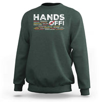 Hands Off Sweatshirt Social Security And Medicare Protest