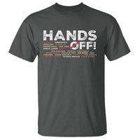 Hands Off T Shirt Social Security And Medicare Protest