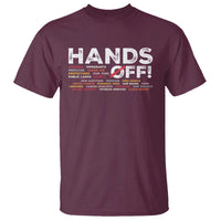 Hands Off T Shirt Social Security And Medicare Protest