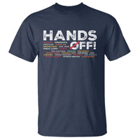 Hands Off T Shirt Social Security And Medicare Protest