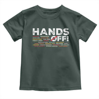 Hands Off Toddler T Shirt Social Security And Medicare Protest