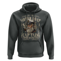 Motor Boat Captain Hoodie Funny Pontoon Boating Motor Boatin Lake
