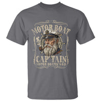 Motor Boat Captain T Shirt Funny Pontoon Boating Motor Boatin Lake