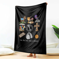 Easter Story Throw Blanket He is Risen Let Me Tell You A Story Christian - Wonder Print Shop