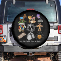 Easter Story Spare Tire Cover He is Risen Let Me Tell You A Story Christian - Wonder Print Shop
