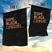 Dope Black Cowgirl Garden Flag Black History Month African American - Wonder Print Shop