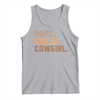 Dope Black Cowgirl Tank Top Black History Month African American - Wonder Print Shop
