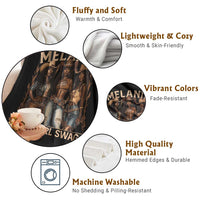 Melanin Cowgirls Throw Blanket Black History Month African Melanin Pride