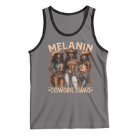 Melanin Cowgirls Tank Top Black History Month African Melanin Pride