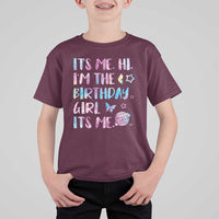 Its Me Hi Im The Birthday Girl T Shirt For Kid Tie Dye Colorful