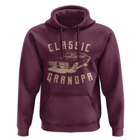Funny Grandpa Classic Car Graphic Hoodie