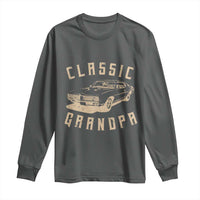 Funny Grandpa Classic Car Graphic Long Sleeve Shirt