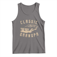 Funny Grandpa Classic Car Graphic Tank Top
