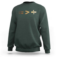 Equality Is Better than Division Sweatshirt Equal Rights Math Symbol
