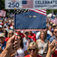 Equality Is Better than Division Patriotic Handheld Flag Equal Rights Math Symbol