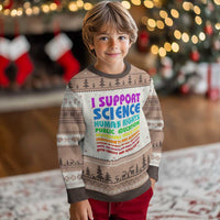 I Support Progressive Liberal Democratic Causes Protest Ugly Christmas Sweater