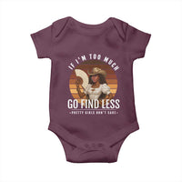 Black History African Melanin Cowgirl Baby Onesie Country Girls African American Western Tribute
