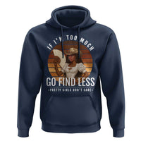 Black History African Melanin Cowgirl Hoodie Country Girls African American Western Tribute