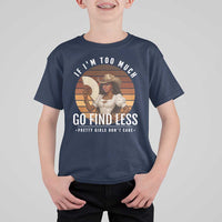 Black History African Melanin Cowgirl T Shirt For Kid Country Girls African American Western Tribute
