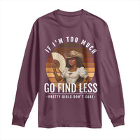 Black History African Melanin Cowgirl Long Sleeve Shirt Country Girls African American Western Tribute