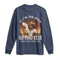 Black History African Melanin Cowgirl Long Sleeve Shirt Country Girls African American Western Tribute