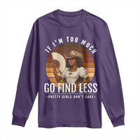 Black History African Melanin Cowgirl Long Sleeve Shirt Country Girls African American Western Tribute