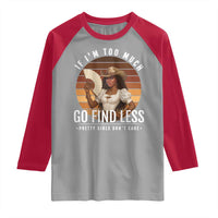 Black History African Melanin Cowgirl Raglan Shirt Country Girls African American Western Tribute