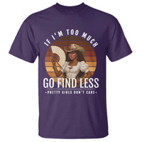 Black History African Melanin Cowgirl T Shirt Country Girls African American Western Tribute
