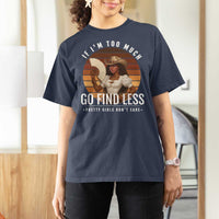 Black History African Melanin Cowgirl T Shirt For Women Country Girls African American Western Tribute