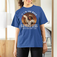 Black History African Melanin Cowgirl T Shirt For Women Country Girls African American Western Tribute