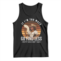 Black History African Melanin Cowgirl Tank Top Country Girls African American Western Tribute