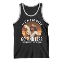 Black History African Melanin Cowgirl Tank Top Country Girls African American Western Tribute