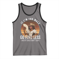 Black History African Melanin Cowgirl Tank Top Country Girls African American Western Tribute