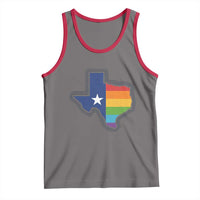 LGBTQ Texas State Flag Tank Top - Wonder Print Shop