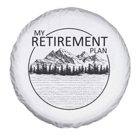 My Retirement Plan Lake Life Spare Tire Cover Retired To The Lake Cool Outdoor Camping - Wonder Print Shop