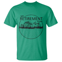 My Retirement Plan Lake Life T Shirt Retired To The Lake Cool Outdoor Camping - Wonder Print Shop