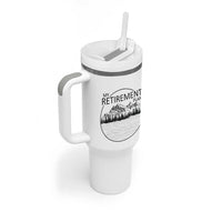 My Retirement Plan Lake Life Tumbler With Handle Retired To The Lake Cool Outdoor Camping - Wonder Print Shop