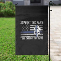 Police K9 Garden Flag Support The Paws That Enforce The Laws US Flag - Wonder Print Shop