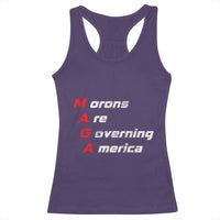 Morons Are Governing America Racerback Tank Top
